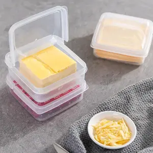 2pc Refrigerator Plastic Storage Containers for Cheese, Food Grade (multiuse),  Kitchen Preservation Utensils
