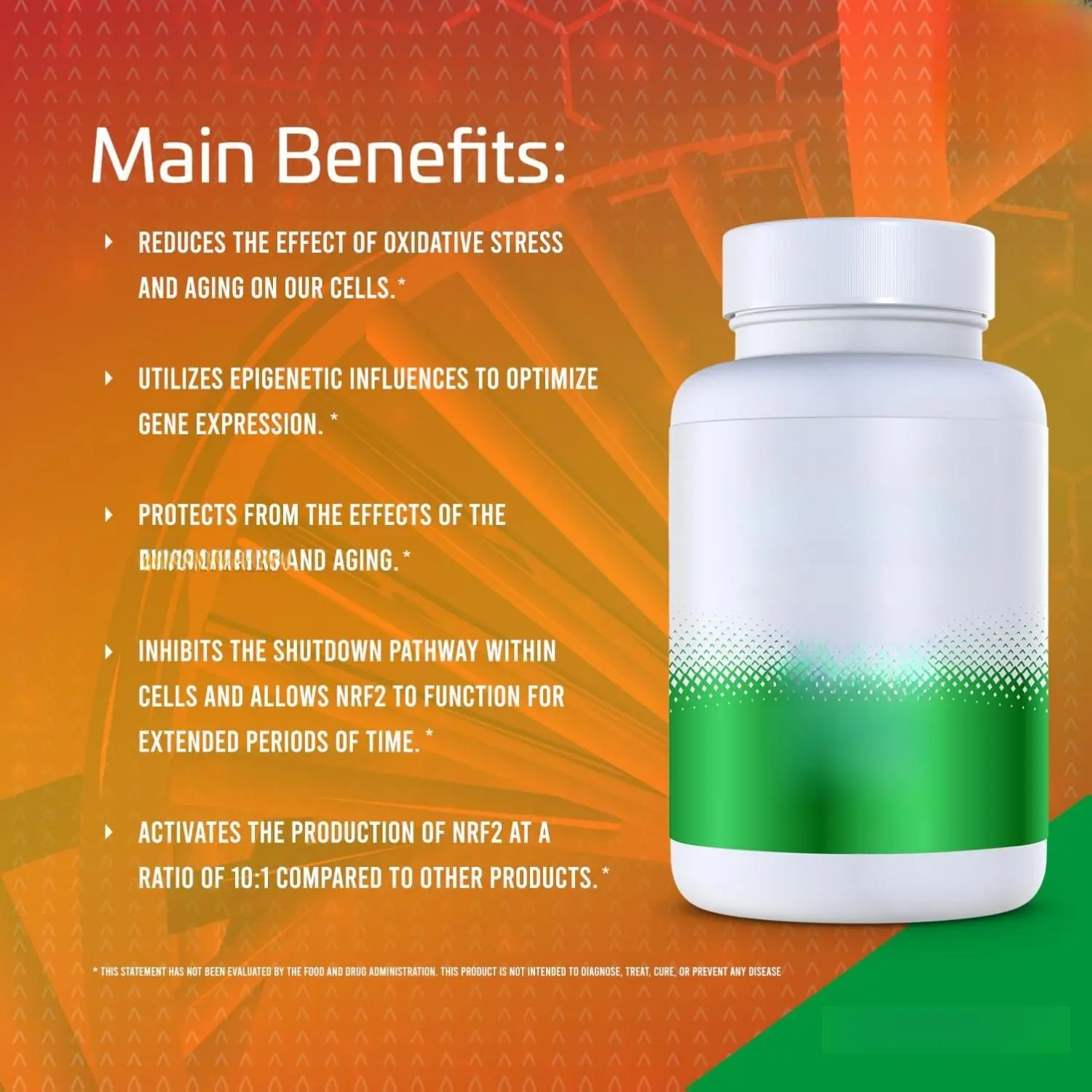 ACTIVZ GNM-X Nrf2 Activator for Genetic Cellular Defense Enhanced