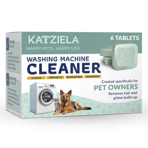 Katziela Washing Machine Cleaner Tablets Formulated for Pet Owners