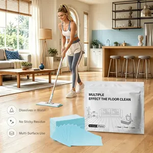 100 Piece  Floor Cleaning Tablets Multi-SurfaceCleaner for Hardwood Laminate Tile & RV WallsAntibacterial Deodorization Maintenance