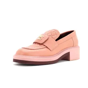 Pre-owned Chanel Women's CC Loafers Quilted Leather by Rebag