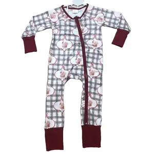 Baby Boy Turkey Romper Newborn Thanksgiving Clothes Onesie