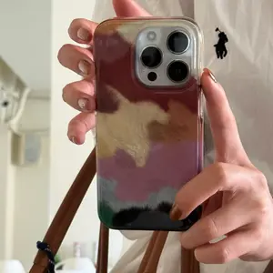 Abstract Marble Pattern Phone Case, Fashionable Phone Protective Cover, Phone Accessories Compatible with iPhone17 16 15 14 13 12 11Pro/Pro Max