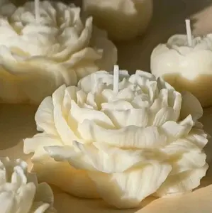 Peony Flower Soy Candle