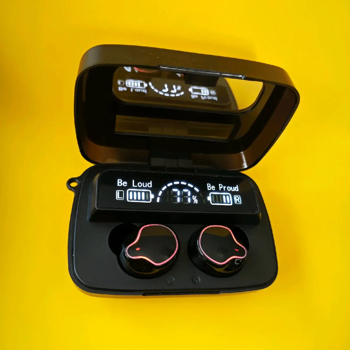 Bluetooth Music Earbuds Earpods Digital Display Headphone For Android iPhone