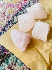 Rose Quartz Crystal Clusters