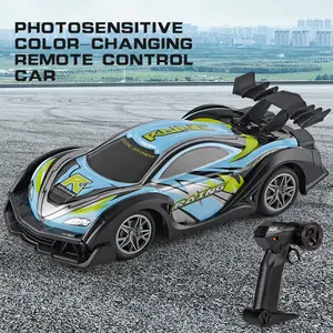 Christmas Gift New Technology Sunlight Discoloration Remote Control Car With 6 Modes Of Operation RC Racing Car Boys Sports Car Toys