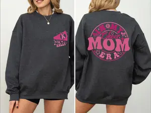 Custom In My Cheer Mom Era Sweatshirt, Custom Cheer Mom Sweater, Cheer Mama Hoodie, Custom Cheer Sweatshirt, Cheer Mom Gifts, BP