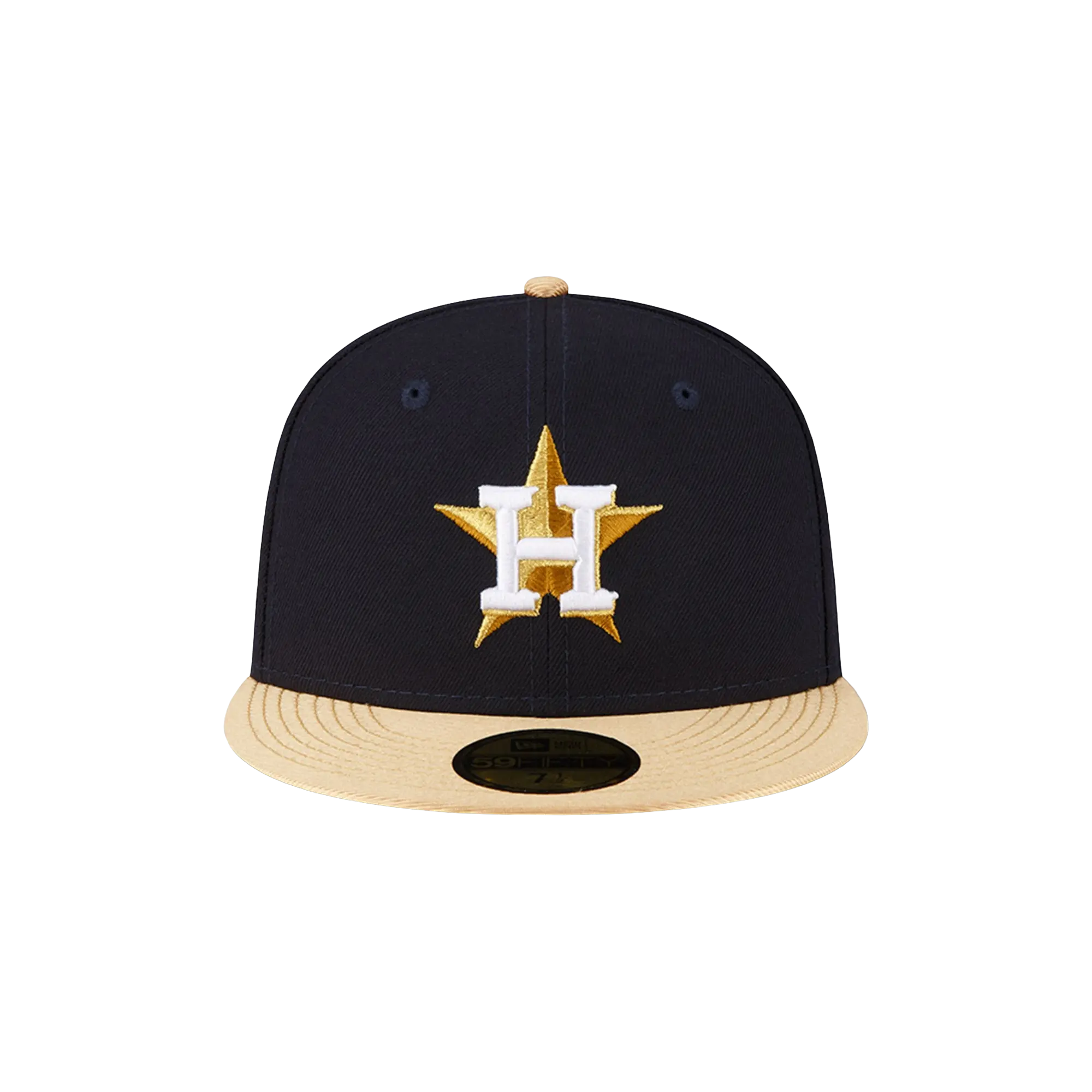 59FIFTY Houston Astros 2023 Gold Fitted Hat "Navy / Gold / Black - Under Brim" NE923