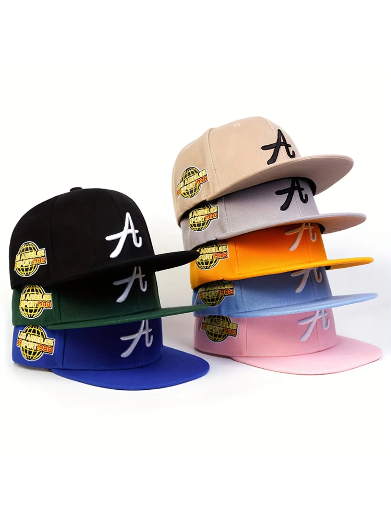 Women's Adjustable Baseball Cap, Fashionable Blue Hat for Casual & Sports Wear, Outdoor Activities, Street Style, Sports Outdoor Hats, Adjustable Snapback, Adjustable Fit Hat, Adjustable Streetwear Hat