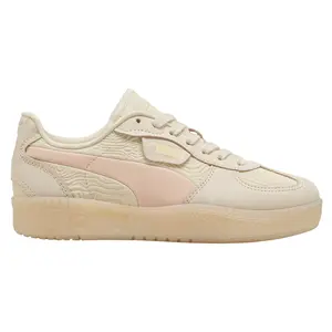 PUMA Womens Palermo Moda Muted Animal Lace Up Sneakers Shoes Casual - Beige