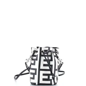 Pre-owned FENDI material Bucket Bags x Marc Jacobs Mon Tresor Bucket Bag Printed Leather Mini by Rebag