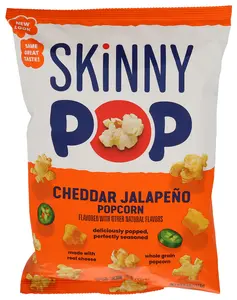 Skinny Pop Popcorn Jalapeno Cheddar - 4.400 OZ