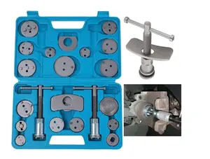 22pc Brake Caliper Compression Tool Set, Heavy Duty Brake Piston Compressor Tool and Wind Back Tool Kit for Brake Pad Replacement, Universal Disc Brake Caliper Tool Set with Blue Case,boyfriend gift