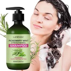 Rosemary Mint Shampoo Haircare Strengthens Hair, Natural Ingredients for All Hair Types, Gentle & Mild Cleansing & Nourishing Formula