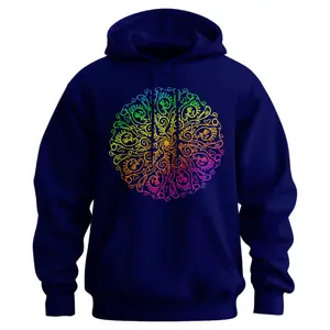 Curse Word Mandala Hoodie - Graphic Hoodie with Unique Design for Casual Wear