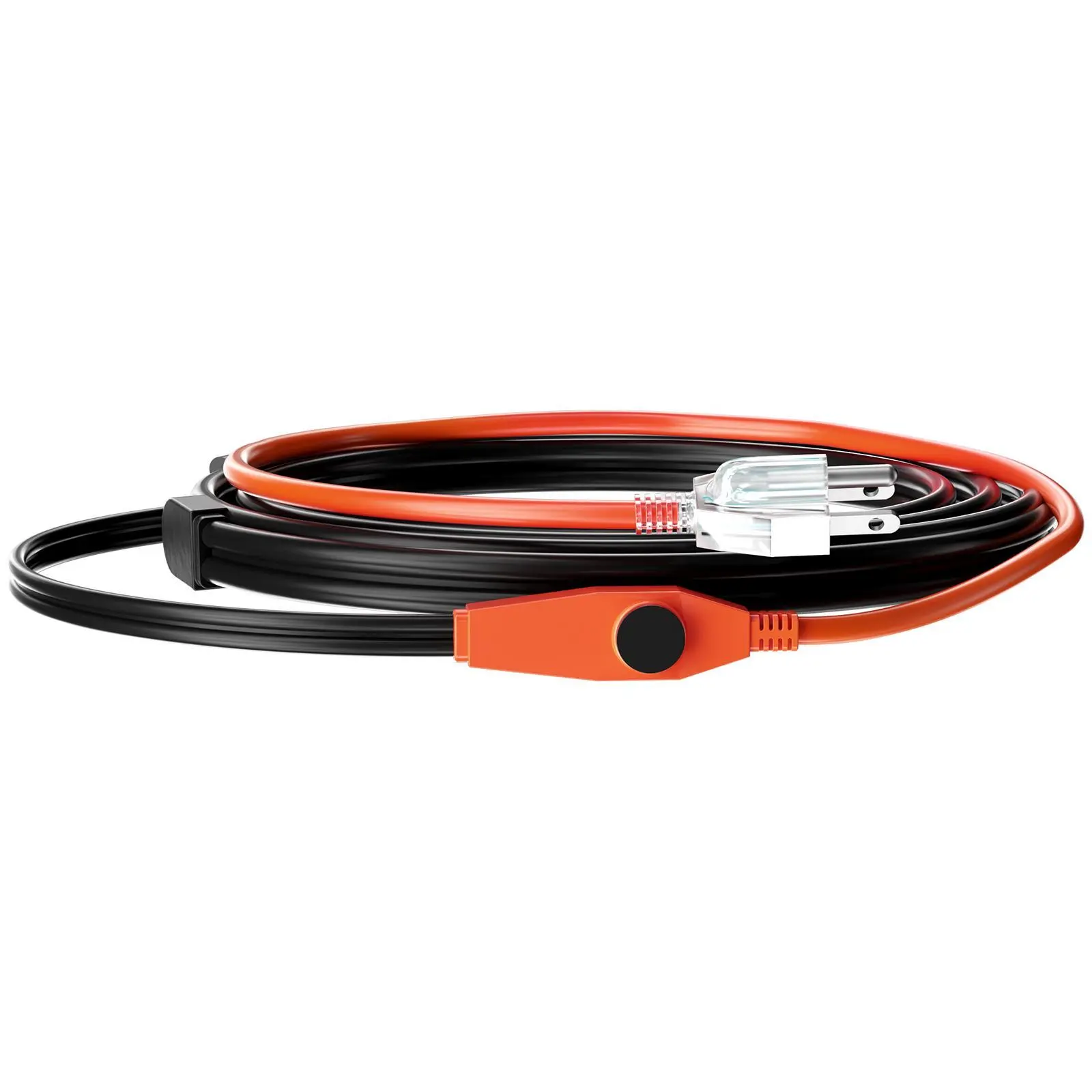 【Summerfinds】VEVOR Pipe Heating Cable, 3FT 7W/FT Heat Tape for Pipes with Built-in Thermostat, Water Pipe Heat Cable Protects PVC Hose, Metal and Plastic Pipe from Freezing