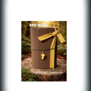 Pocket sized “The Forest Keepsake" Leather Journal - Perfect for Note-Taking and Organization
