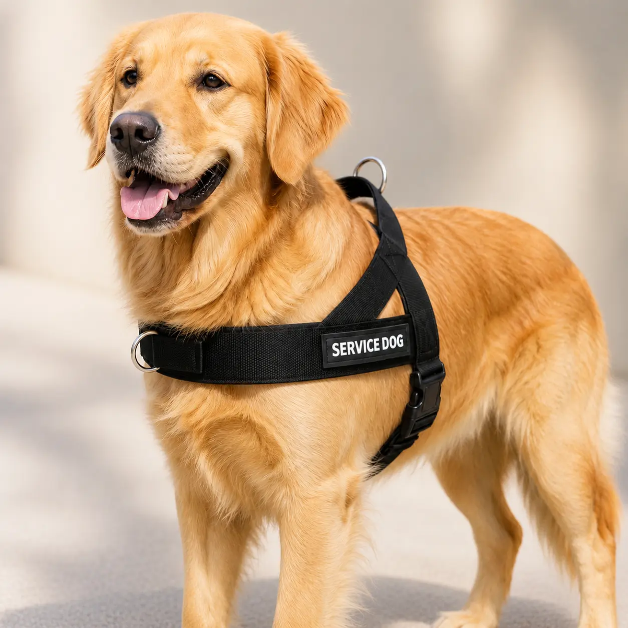 Dog Friendly Co. Basic Halter Harness - Easy-to-Fit, No-Pull, Safe, Secure, Comfortable - Chafe-Resistant, Lightweight, Adjustable Straps - Ideal for All Breeds