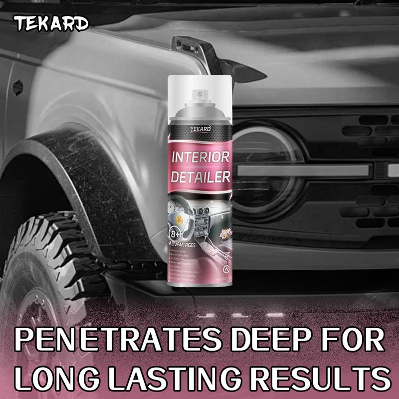 Tekard Interior Detailer Restorer Polishesfor Leather,Plastic ,Rubber,User Friendly TrimRestorer Safe Auto Detailing Supplies-15 Oz KitUV Protection Car