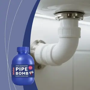 Home Drain Cleaner, Kitchen Sink Toilet Universal Multi-Effect Cleaning Agent, Effective Pipe Unclogging Solution, Drain Clog Remover