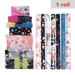 Premium Double-Sided Gift Wrap Rolls ✨ 6+ Aesthetic Designs & Various Patterns for Valentine's Day, Weddings & Birthdays | 17x118" Heavy Duty Wrapping Paper | Multi-Pattern Options 🎁
