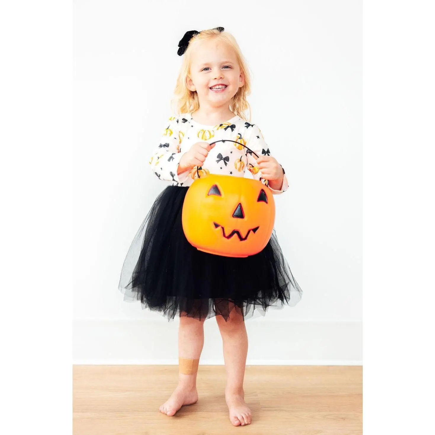 Pretty in Pumpkin L/S Tutu Dress