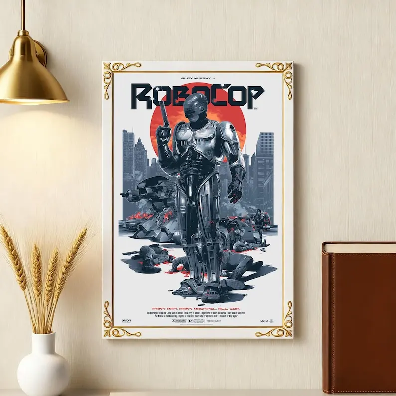 RoboCop Movie poster, art print, Vintage movie poster, Room decor, Wall decor, Art poster gift, Unframed