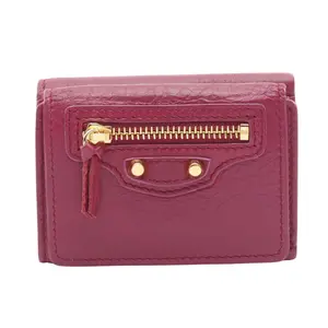 Pre-owned Balenciaga Others Small Leather Goods Classic Mini Wallet Leather Wallet