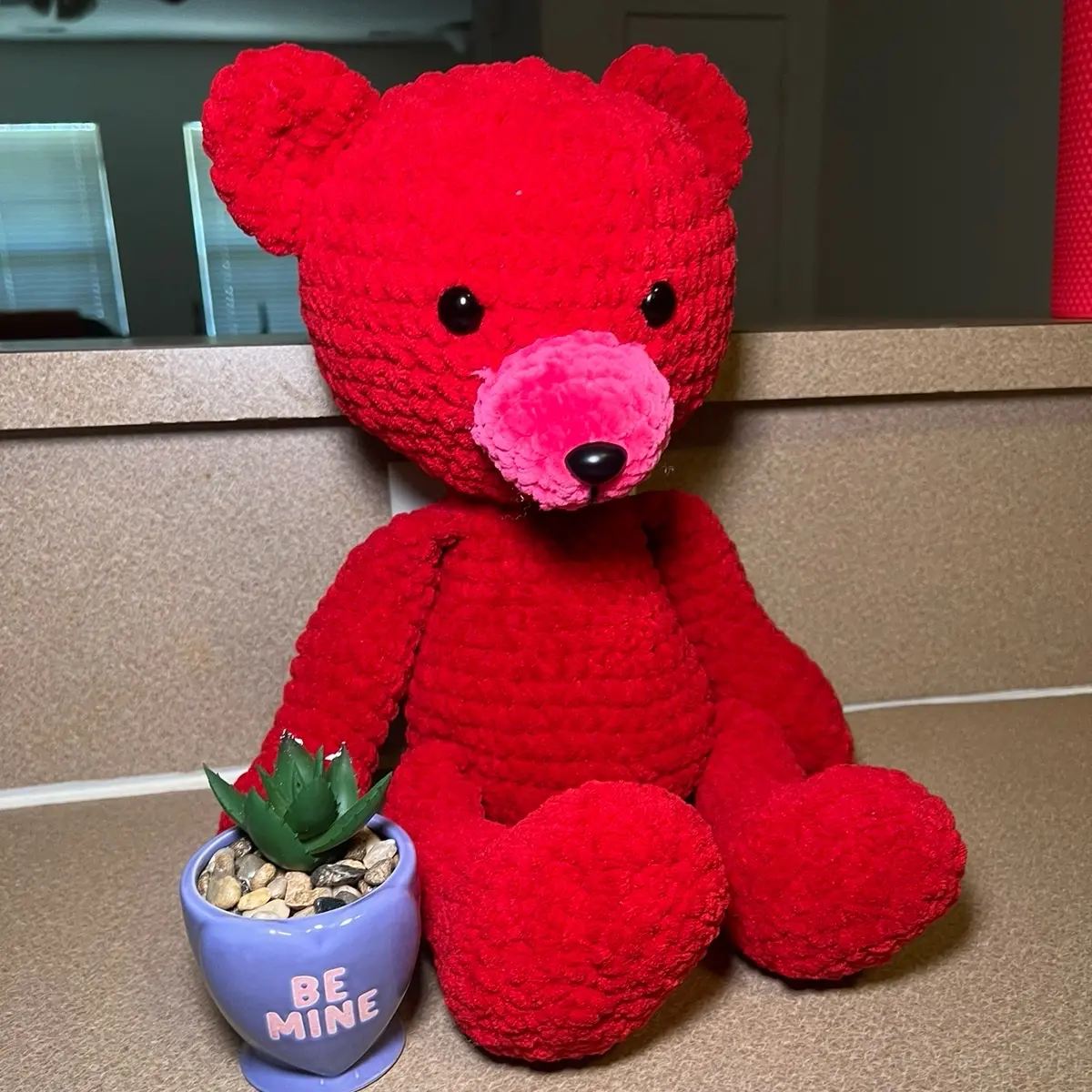 Handmade Crocheted Teddy Bear