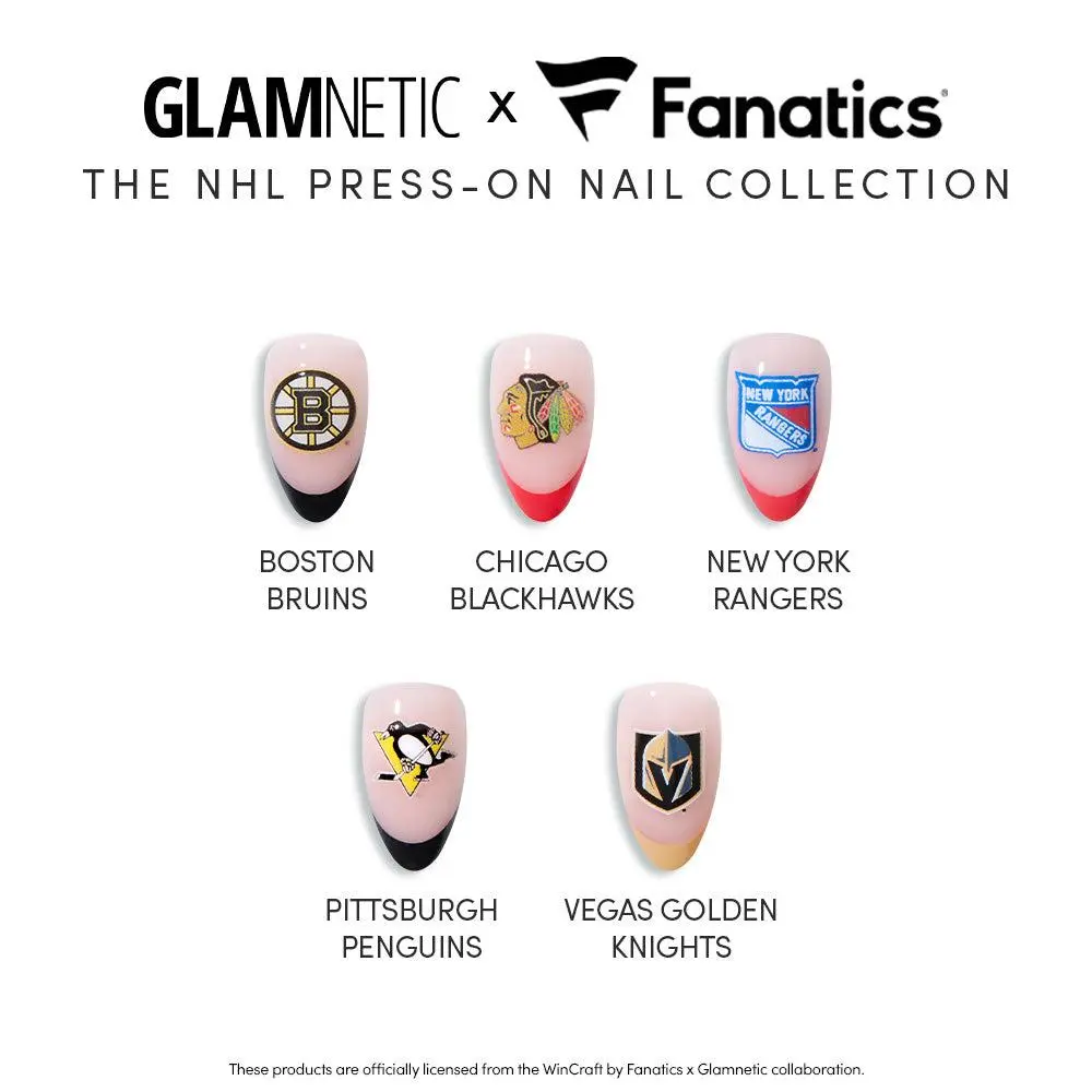 Glamnetic x Fanatics NHL Press-On Nail Collection Glamnetic x Fanatics NHL Press-On Nail Collection