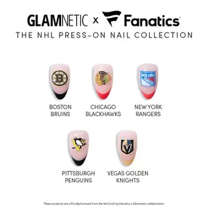 Glamnetic x Fanatics NHL Press-On Nail Collection