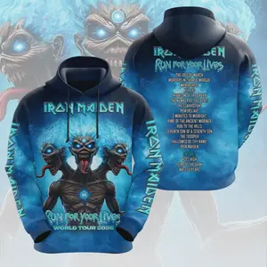 Maiden 2026 World Tour Hoodie Print full 3d AOP Al Over Print