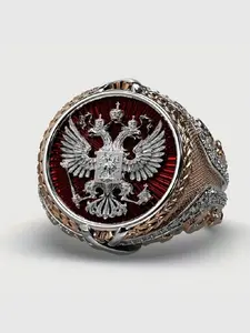 Men's Ethnic Style Ring, Elegant Zinc Alloy Jewelry Gift, Perfect for Weddings & Parties, All-Season Accessory