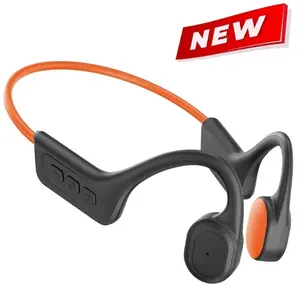 ss  Open-Ear Bone Conduction Sport Headphones - Sweat Resistant Wireless Earphones For Workouts And Running - Built-in Mic, With Headband  kj