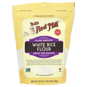 Bob's Red Mill White Rice Flour, 24 oz (680 g) Bob's Red Mill White Rice Flour, 24 oz (680 g)