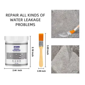 JAYSUING Invisible Waterproof Agent, Waterproof sealant, Used for Crack Leakage, Super Strong Waterproof Sealing Coating, 3.5Fl Oz (100ml)