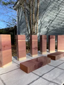 Aromatic Cedar Blocks for Closets, Shoes, Crafts, Insect Repellent