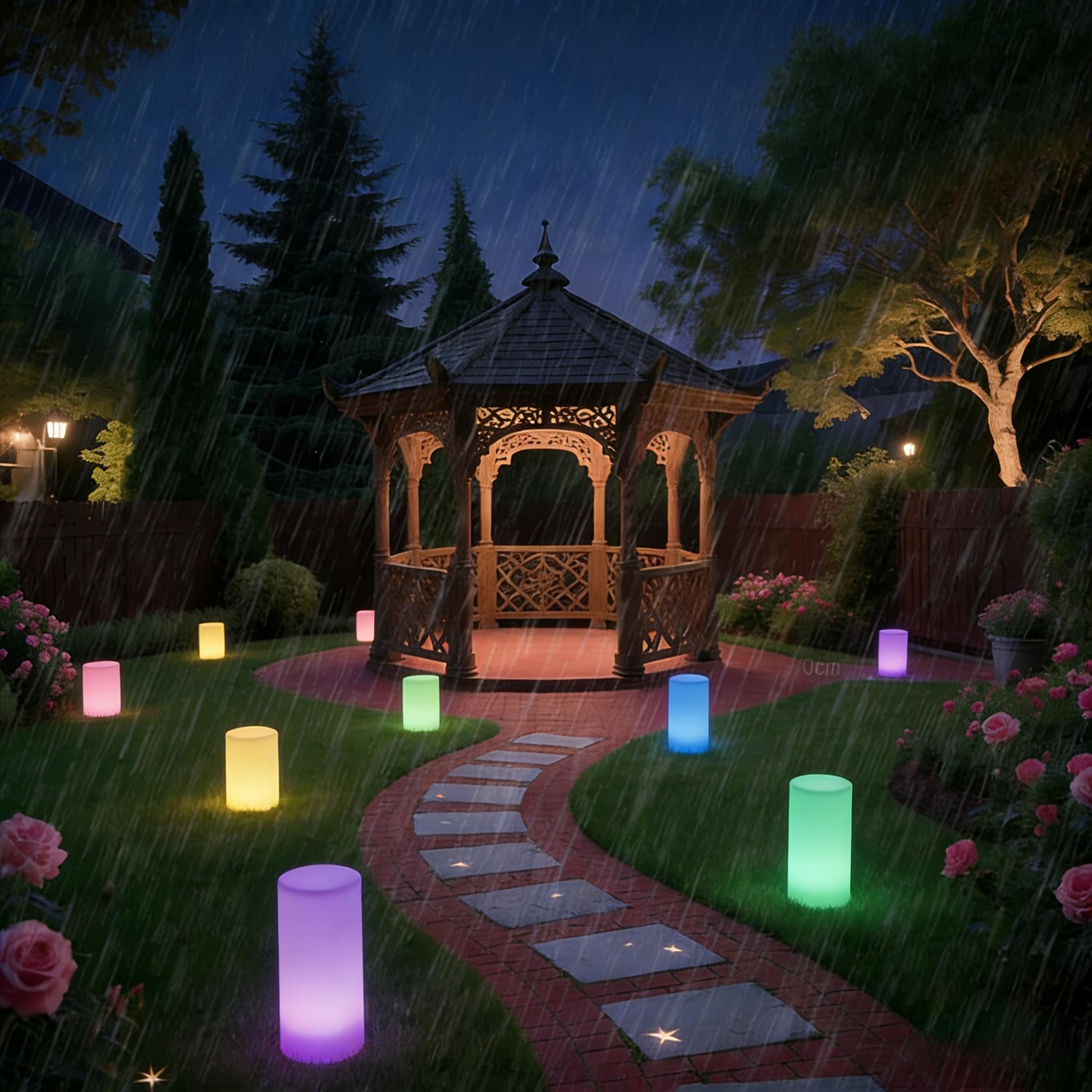 LED Cube Light, Remote Control, Dimmable, Color-changing, Rechargeable