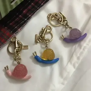 Three-Dimensional Snail Women’s Bag Keychain – Bag Charm Accessory Car Keychain Pendant