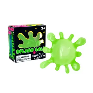 Splash Ball Stretchy Squishy Toy, Splatter Jelly Fidget Toy for Stress Relief & Anxiety, Satisfying Sensory Water Droplet Stress Ball for All Ages, Squishy Fidgets