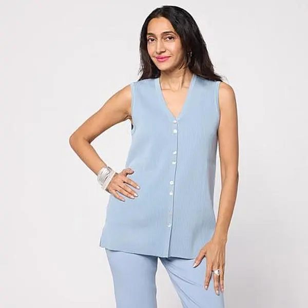 MarlaWynne Wynne Layers Sweater Knit Layering Vest