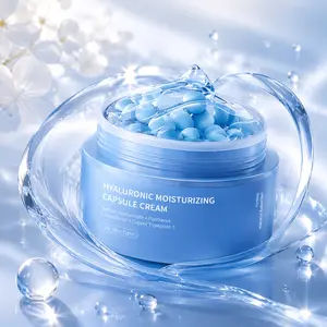 (KOL) Hyaluronic Acid Hydrating Cream – Lightweight Face Moisturizer for Office Work, Travel and Home Skincare Routine, Keeps Skin Hydrated and Comfortable Throughout the Day 60g summervibes☀️