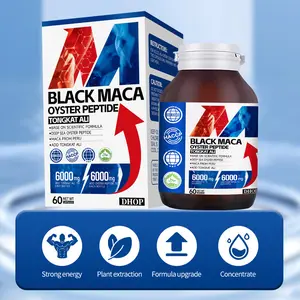 60 Capsules of Tongkat Ali, Oyster & Black Maca Complex, Natural Health Supplement for Men, Boosts Immunity & Supports Men's Health