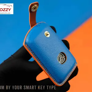 Lecozzy Leather - Mazda Leather Key Fob Cover - CX5 Smart Key Cover - Full Top Grain Leather