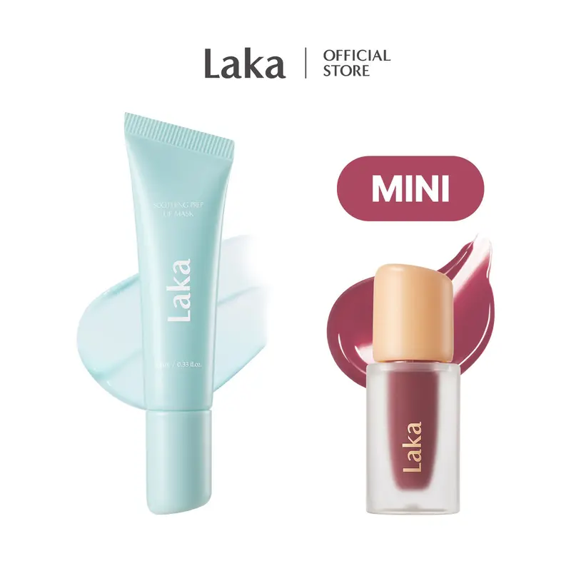 [Laka] Prep Lip Mask & Mini Fruity Tint Duo