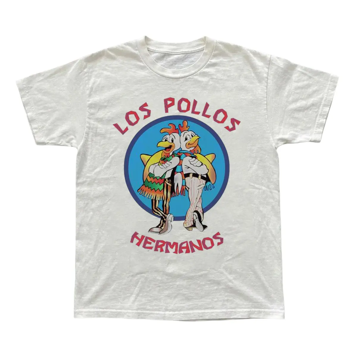 Los Pollos Hermanos Vintage Graphic T-Shirt, Breaking Bad Chicken Restaurant Tee, Retro Crime Drama Streetwear Shirt, Gift for Men and Women