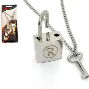 Vivienne Inspired Nana Westwood Nana Ren Necklace First Class Steel Key and Lock Pendant Nana & Ren Anime Necklace Nana and REN Pendant Lock Necklace Daily Chain Jewelry