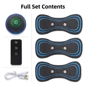 EMS Neck Massager Portable | Electric Cervical Patch for Muscle Relax & Pain Relief