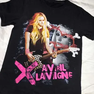 Avril Lavigne Guitar Music T Shirt Black Unisex S-5XL B0178
